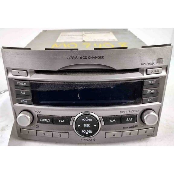 Pre-Owned 10 11 12 Subaru Legacy AM FM 6CD Radio Receiver OEM - Verify Specific Vehicle Fitment In Description - (Good)