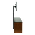 thumbnail image 5 of Versatile TV Stand with Mount & Multimedia Storage Cabinet for Up to 90" TV, Caster & Adjustable Feet Included, Dark Birch/Black, 5 of 8