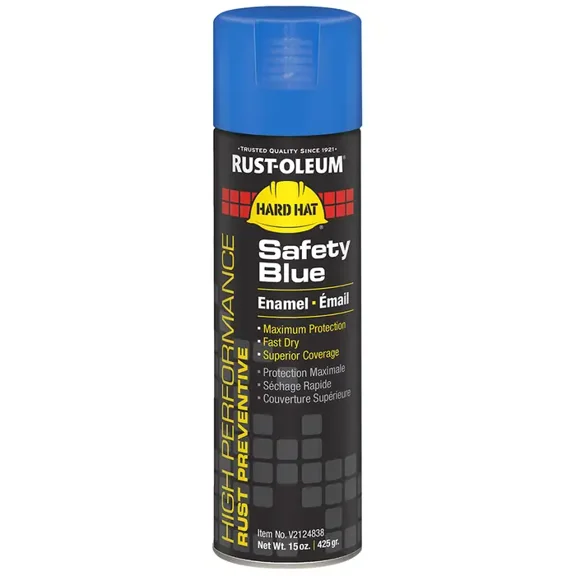 24Pack of 15 oz RustOleum Brands V2124838 Safety Blue Hard Hat Enamel Spray Paint