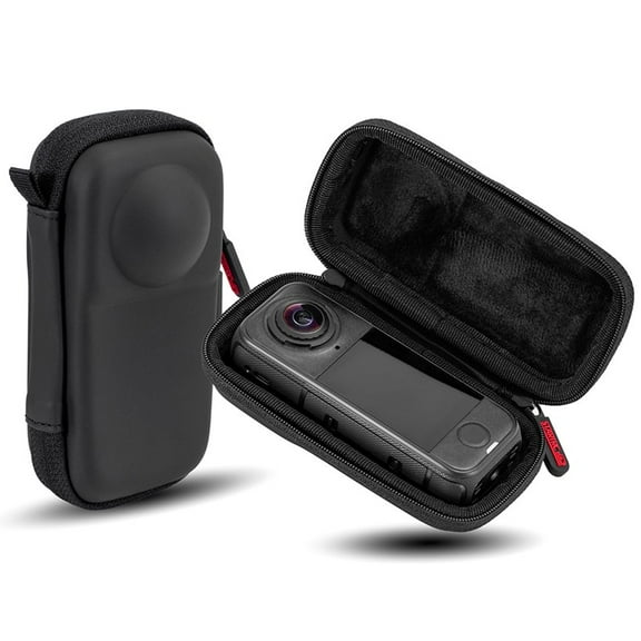 Mini Carry Case For Insta360 X4 Air Camera Dual Zipper PU Hard Protector Case