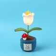 thumbnail image 4 of Teissuly Unique Knitted Decorative Potted Plants, Car Decoration, Crocheted Plants And Potted Plants Artificial Knitted Home Decoration Office Artificial Desk Plants Teissuly WER202311273603, 4 of 7