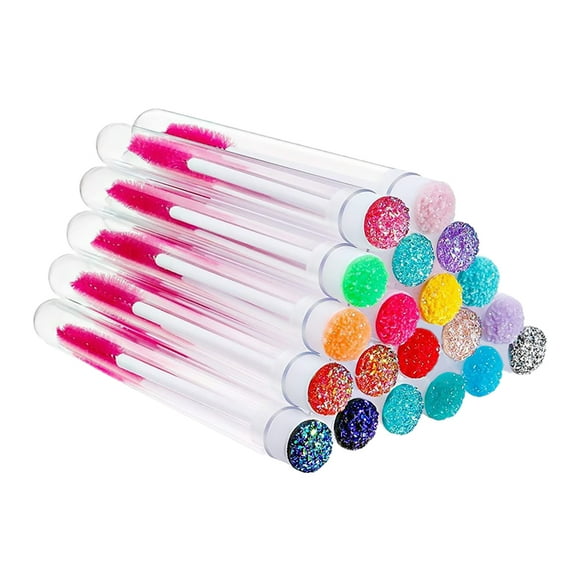 20Pcs Eyelash Brush Tubes Mascara Bottles Eyelash Tubes Mascara Wands with Tubes