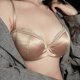 thumbnail image 2 of French Lace 1/2 Thin Cup Sexy Bra Set Women Seamless Underwear Push Up Brassiere Breathable Mesh Panties Sets Plus Size Lingerie, 2 of 4