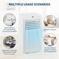 thumbnail image 6 of 8000 BTU Portable Air Conditioner – 4-Mode AC Unit with Dehumidifier, Fan & Sleep Mode, Quiet Operation, Remote Control & Window Kit for Rooms up to 350 Sq.Ft, 6 of 8