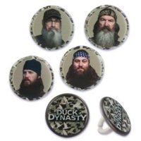 Duck Dynasty Cupcake Rings - 12 ct