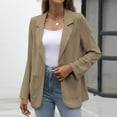 thumbnail image 4 of Drovellove Women's Long Sleeve Blazer Open Front Suit Jacket with Pockets | Casual Work Blazer for Office Professional Attire - Lightweight Polyester Layering Piece for Business Meetings or Weekend, 4 of 9