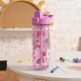 thumbnail image 2 of Mainstays Kids 14 oz Multicolor Fairy Garden Tritan Double-Wall Insulated Water Bottle, 2 of 6