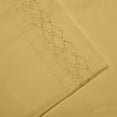 thumbnail image 2 of Branch 1800 Series Egyptian Comfort Embroidered 4 Piece Sheet Set (King, Gold), 2 of 4