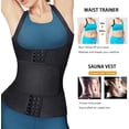 thumbnail image 4 of Neopreno Sauna Sudor Cintura Entrenador Corsé Recortador Chaleco para Mujeres Pérdida de Peso, Cintura Cincher Shaper Más Delgado, 4 of 7