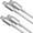 Silver, variant on 2 Pack Anker New Nylon 60W USB C PD Charging Cable for Laptop ,Tablet 6ft [Black]