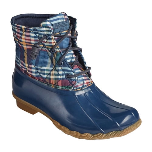 sperry olive quilted duck boots