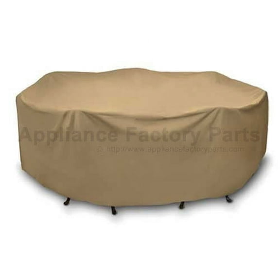 Appliance Factory Parts 108INCH ROUND TABLE COVER IN KHAKI WRKH108TB