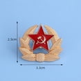 thumbnail image 3 of Likrtyny Broche Esmaltado Con Símbolo La URSS CCCP Alfileres Solapa La Antigua Unión Soviética (estrella Trigo), 3 of 6