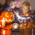 thumbnail image 3 of Calabaza Con Luz De Vela, Farol De Halloween, Farolillos Colgantes, Decoración De Fiesta Multiusos, Colgante De Pared, Adorno De Escritorio Exquisito Yuarrent HA042481-02, 3 of 6