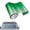 Green, variant on Black Black Car Windshield Sunstrip Tint Film Reduces Sun Glare And Heat Inside Vehicle Easy To Apply 20X150Cm