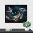 thumbnail image 5 of Diamond Art Kits for Adults, Artistic Starry Sky Moon BookDiamond Painting Kits for Beginners, Frameless Round 5D Full Drill Diamonds Art Pictures Gem Art Crafts Home Decor Gifts, 5 of 8