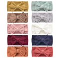 thumbnail image 2 of 10PCS Baby Nylon Headbands Hair Bows Elastics Handmade Hair Accessories for Baby Girls Babies Newborn Infant Toddler 0-3 0-6 6-12 Months, 2 of 5