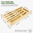 thumbnail image 4 of Amazing Choice Natural Bamboo Stackable Food Storage Container, 4 of 6
