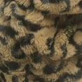 thumbnail image 3 of Plush Brown & Black Leopard Print Bootie Style Slippers XL (11), 3 of 4