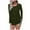 Army Green, variant on Tbopshirt Womens Top Womens V Neck Shirts Long Sleeve Solid Basic Tops Tees