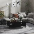 thumbnail image 1 of vidaXL Coffee Table Black 103.5x60x35 cm Engineered Wood, 1 of 5