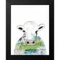 thumbnail image 2 of Ogren, Sarah 12x14 Black Modern Framed Museum Art Print Titled - Collage Cow II, 2 of 5