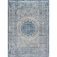 thumbnail image 3 of Unique Loom Derbyshire Aberdeen Rug Light Blue/Gray 10' 4" x 14' 1" Rectangle Medallion Traditional Perfect For Living Room Bed Room Dining Room Office, 3 of 8
