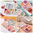 thumbnail image 4 of Four Transparent Lunch Boxes With Dried Fruit Boxes Snack Plates Tea Lunch Boxes And Preservation And Insulation Lunch Boxes BE, 4 of 6