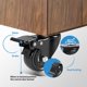 thumbnail image 4 of Ruedas Giratorias con Freno, 4 Ruedas para Muebles Ruedas de Transporte de 50 mm Rotación de 360 ​​​​°, Ruedas para Trabajo Pesado de hasta 50 KG Sailing Electrónica, 4 of 5