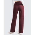 thumbnail image 2 of Pantalones CRZ YOGA Joggers para Mujer 76 cm Forro de Felpa Rojo Oscuro, 2 of 5