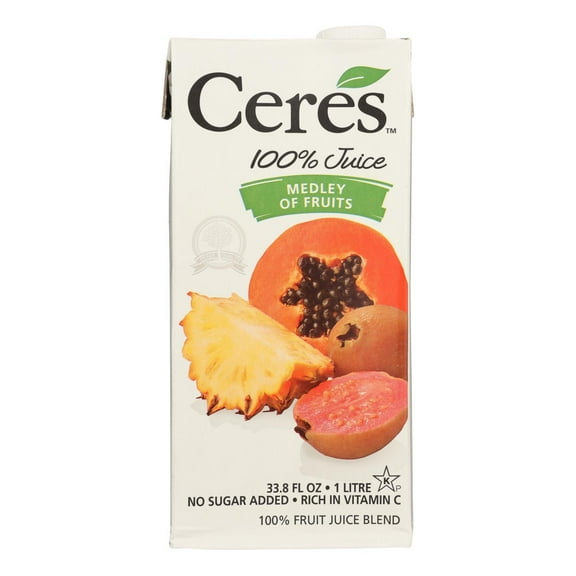 Ceres Juices Juice - Medley of Fruit - Case of 12 - 33.8 fl oz