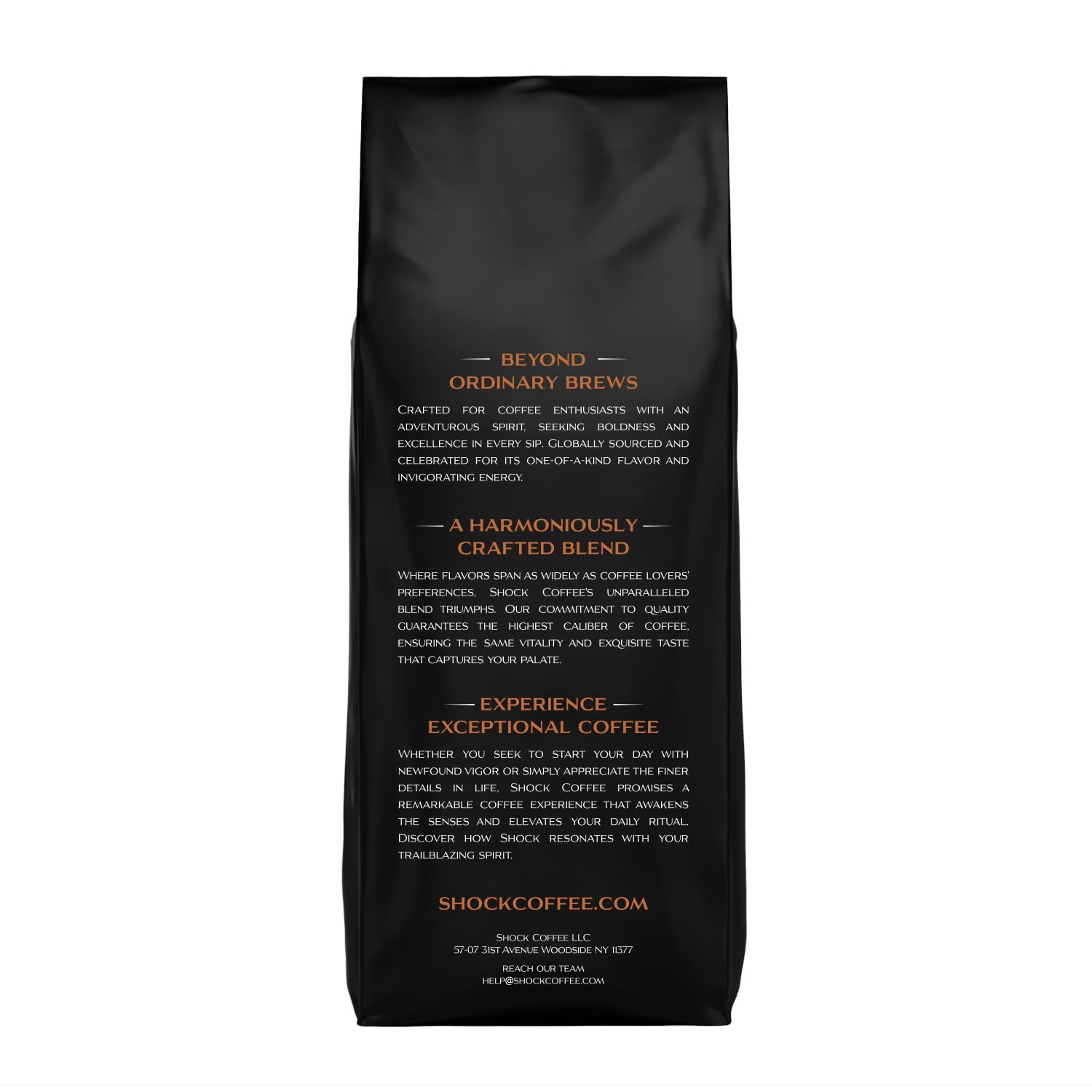 Shock Coffee Whole Bean, The Strongest Caffeinated All-Natural Coffee, Up to 50% more Caffeine. 3 LB