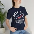 thumbnail image 4 of Deep Dive Retirement, Bella & Canvas, Cotton Short Sleeve T-Shirt, S-5XL, 4 of 6