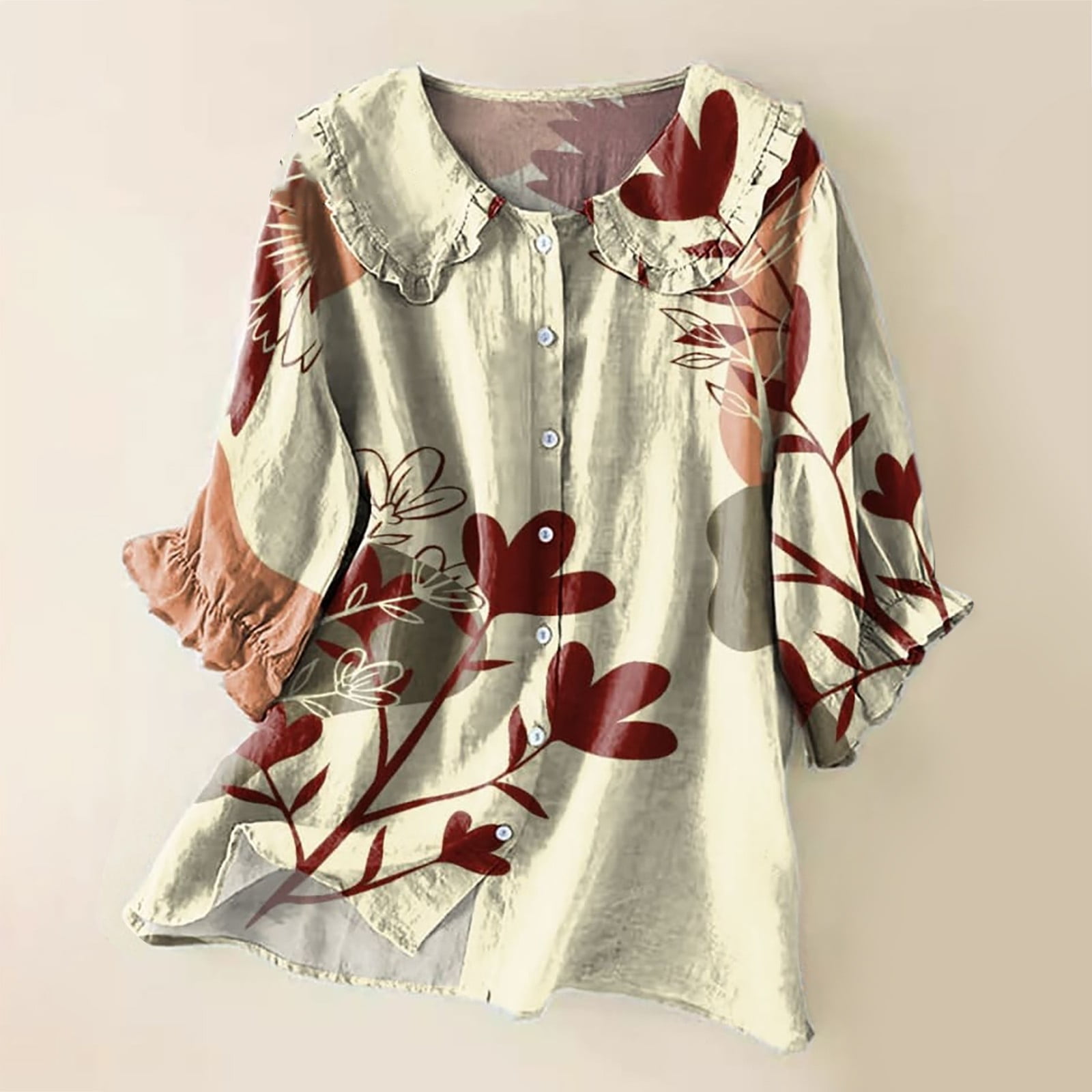トップス DEAR DANSKIN STRETCH RUFFLE SHIRTS L トップス DEAR DANSKIN STRETCH RUFFLE SHIRTS L DEAR DANSKIN