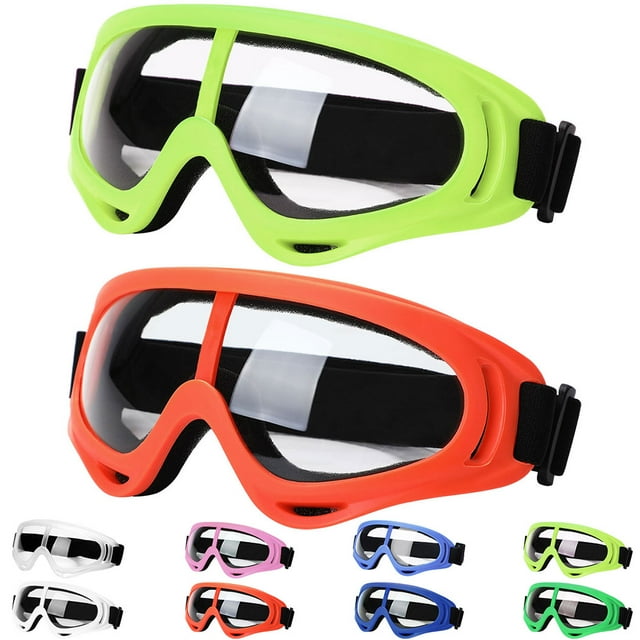 Bangcool 2 Pair Cycling Goggles Creative Protective Safety Goggles Motorcycle Goggles