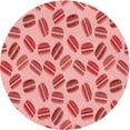 thumbnail image 1 of Ahgly Company Machine Washable Indoor Round Transitional Pastel Pink Area Rugs, 4' Round, 1 of 7