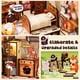 thumbnail image 5 of Kit de rincón para libros CUTEBEE, cuaderno de libros en miniatura, casa, rompecabezas 3D, 5 of 8