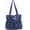 Dark Blue, variant on JennyShop Large Capacity Tote Purse with Multiple Pockets, Hot Sale Denim Shoulder Handbag, Elegant Versatile Underarm Bag