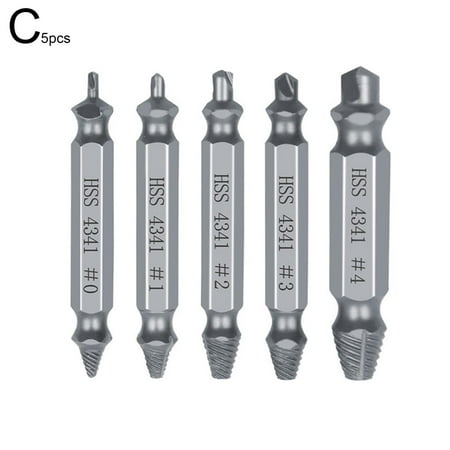 

3/4/5/6pcs Screw Extractor Rather Left Extractor Bit Remover Drill Screw N2Y2