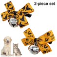 thumbnail image 1 of 2 pack de collar de gato de Halloween con pajarita móvil, collar de seguridad con campanas (tamaño ajustable de 22-36cm) brand modelStyleType, 1 of 2