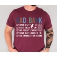 thumbnail image 5 of Dad Bank Funny T-Shirt, Bank of Dad Humor Tee, Father's Day Gift Shirt for Dad Husband Grandpa Unisex, 5 of 8