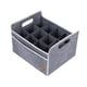 thumbnail image 5 of Portabotellas de vino, caja de almacenamiento para 12 botellas, bolsa de vino de fieltro navideña, accesorio plegable, organizador de botellas para, 5 of 8