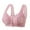 26#Pink, variant on Front Closure Bras for Women Daisy Bras for Older Women No Underwire Comfy Breathable Everyday Lace Bralette