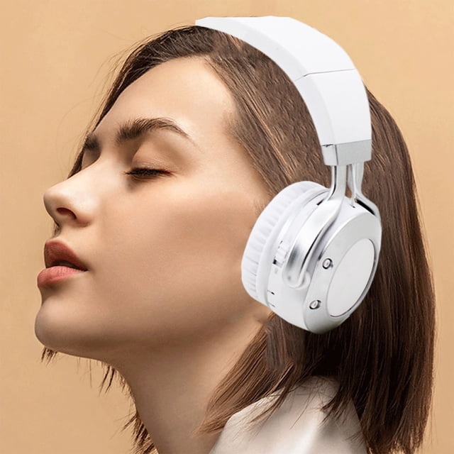 Auriculares inalámbricos Bluetooth de diadema, deportivos, con subwoofer y duración de batería prolongada, universales para teléfonos móviles y ordenadores.