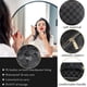 thumbnail image 3 of Makeup Bag, PU Travel Cosmetic Bag Large Capacity Cosmetic Case Portable Zipper Toiletry Bag with Dividers and Handle for Women Girls (Black), 3 of 5