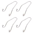 thumbnail image 1 of OULII 4Pcs Rhinestone Car Hooks for Headrest Silver Stainless Steel Interior Headrest Organizer 11.8x2.4in, 1 of 8