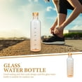 thumbnail image 2 of Gradient Water Bottle Jugs for Storage Glass Bottles Stylish Portable Office Miss, 2 of 6
