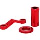 thumbnail image 5 of Juego de accesorios de montaje de dirección de rodamiento de aleación de aluminio rojo apto para camión Traxxas Slash 4X4 1/10, 5 of 8