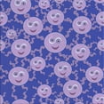 thumbnail image 1 of Ahgly Company Machine Washable Indoor Square Transitional Purple Mimosa Purple Area Rugs, 8' Square, 1 of 7