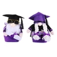 thumbnail image 2 of Graduation Saison Nain Poupée Décoration Chapeau Célibataire Uniforme Ornements 2pcs, 2 of 8